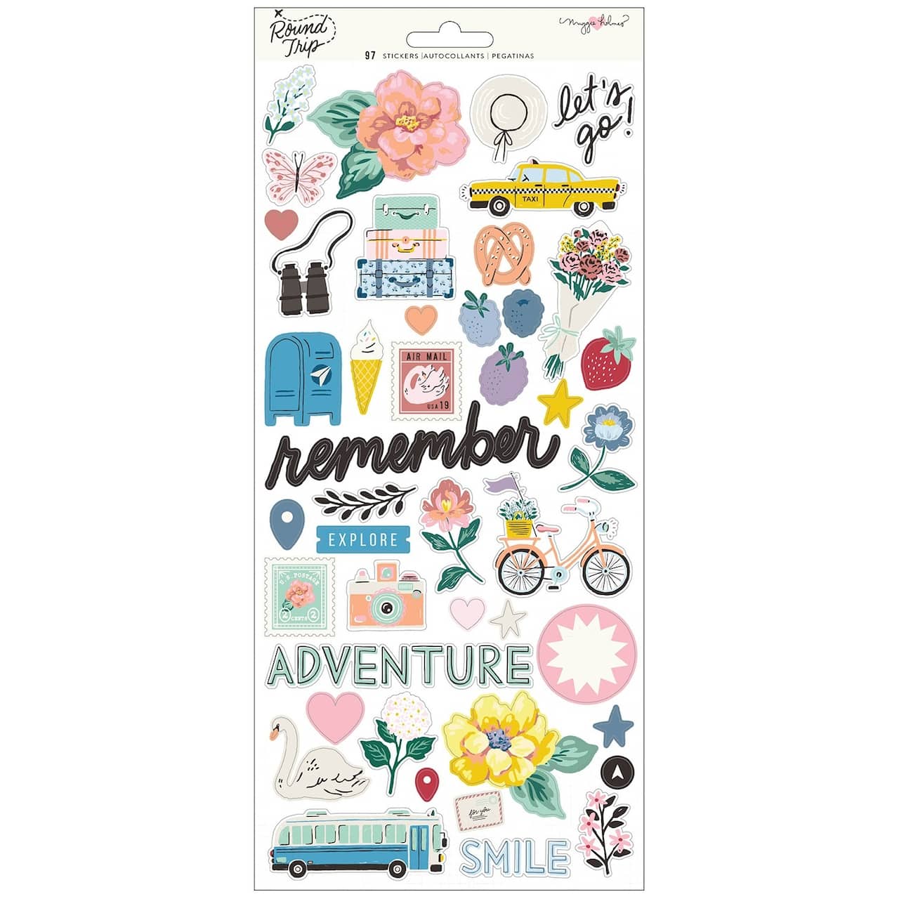 American Crafts™ Maggie Holmes Round Trip Cardstock Stickers